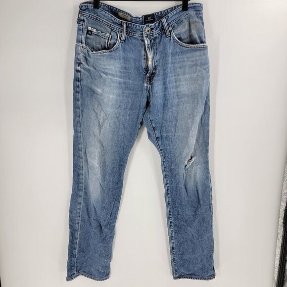 Ag Adriano goldschmied mens the graduate tailored leg 34x34 jeans - Picture 1 of 4